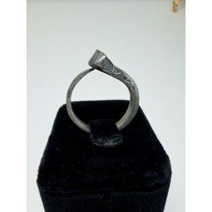 Capewell Horseshoe Nail Ring Sz 9.5 Industrial Rustic Steel Band